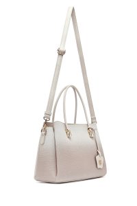 کیف زنانه کرم بلند طرح‌دار دری مد