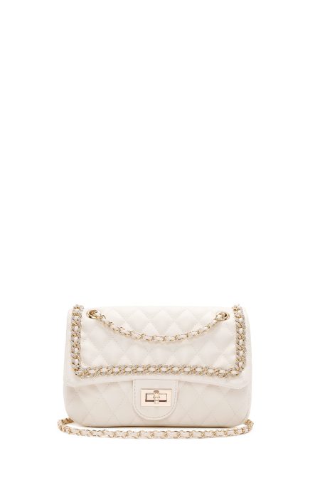 کیف زنانه کرم بلند لحافی دری مد