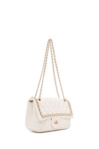 کیف زنانه کرم بلند لحافی دری مد