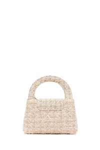 کیف زنانه کرم بلند مینی دری مد