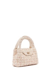 کیف زنانه کرم بلند مینی دری مد