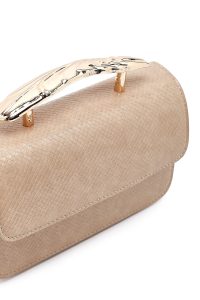 کیف زنانه کرم بلند چاپی مینی دری مد