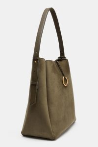 کیف سطلی زنانه بزرگ حلقه فلزی زارا – ZARA