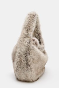 کیف سطلی زنانه بزرگ خز مصنوعی زارا – ZARA