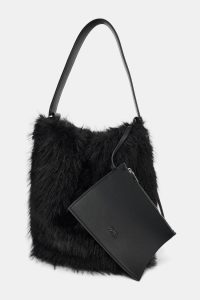 کیف سطلی زنانه خز مصنوعی زارا – ZARA
