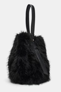 کیف سطلی زنانه خز مصنوعی زارا – ZARA