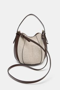 کیف سطلی زنانه پارچه‌ای دوخت‌نما زارا – ZARA