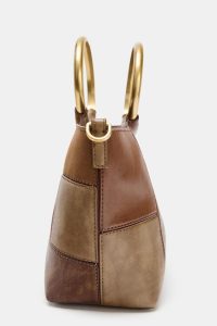 کیف سطلی زنانه پچ‌ورک دسته سخت زارا – ZARA