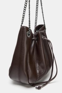 کیف سطلی زنانه چین‌دار زنجیر‌دار زارا – ZARA