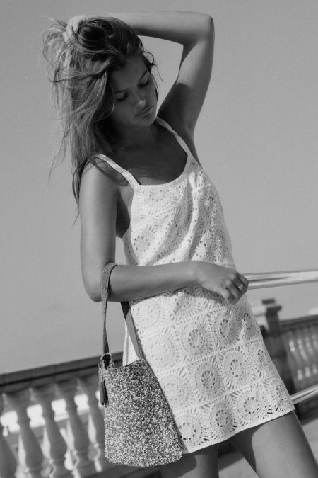 کیف سطلی زنانه کوچک منجوق‌دوزی فانتزی زارا – ZARA