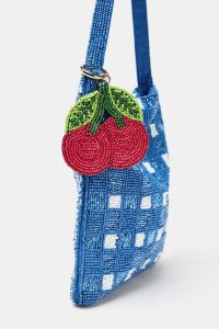 کیف سطلی زنانه کوچک منجوق‌دوزی فانتزی زارا – ZARA