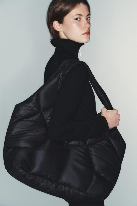 کیف شاپر زنانه افکت دوخت لوزی زارا – ZARA