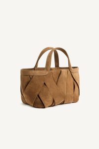 کیف شاپر زنانه چرمی کوچک زارا – ZARA