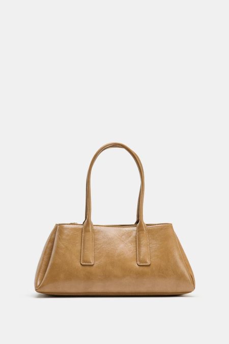 کیف شهری زنانه افکت ترک‌دار زارا – ZARA