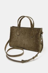 کیف شهری زنانه چرمی بافت‌دار زارا – ZARA