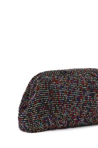 کیف مجلسی زنانه چند رنگ بند بلند زنجیری نگین‌دار  دری مد