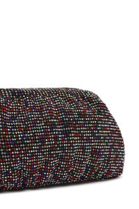 کیف مجلسی زنانه چند رنگ بند بلند زنجیری نگین‌دار  دری مد