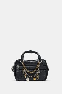 کیف چارم زنانه افکت ترک‌دار زارا – ZARA