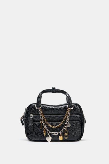 کیف چارم زنانه افکت ترک‌دار زارا – ZARA
