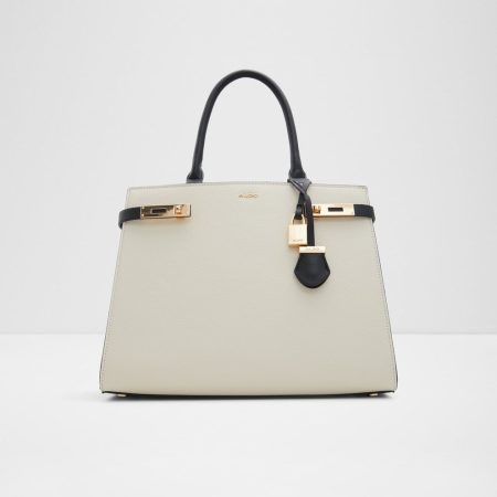 کیف چرم زنانه سفید مشکی MANILLA  -ALDO