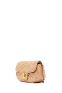 کیف کراس بادی زنانه بژ بلند لحافی مینی دری مد