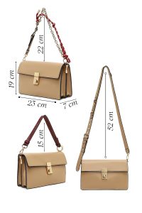 کیف کراس بادی زنانه بژ بلند کراس‌بادی دری مد