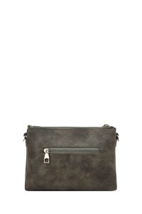 کیف کراس بادی زنانه خاکی دری مد