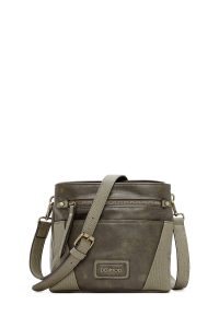 کیف کراس بادی زنانه خاکی کژوال دری مد