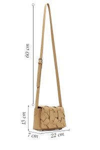 کیف کراس بادی زنانه زرد بلند مینی دری مد