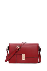 کیف کراس بادی زنانه زرشکی بلند دری مد