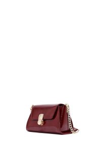 کیف کراس بادی زنانه زرشکی بلند روگان مینی دری مد