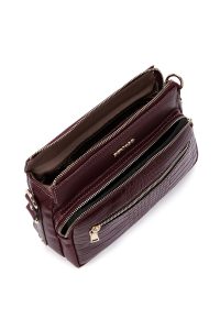 کیف کراس بادی زنانه زرشکی بلند کروکو کراس‌بادی دری مد