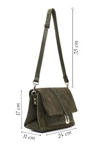 کیف کراس بادی زنانه سبز بلند جیر دری مد