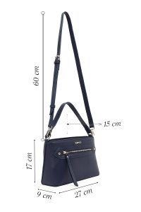 کیف کراس بادی زنانه سرمه‌ای بلند دری مد