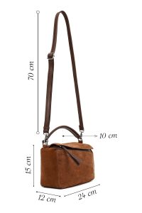 کیف کراس بادی زنانه شتری بلند جیر دری مد