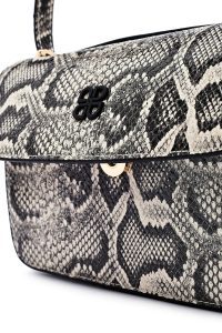 کیف کراس بادی زنانه طوسی بلند طرح‌دار دری مد