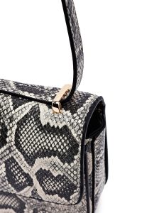 کیف کراس بادی زنانه طوسی بلند طرح‌دار دری مد