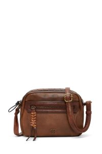 کیف کراس بادی زنانه قهوه‌ای بلند دری مد