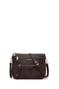 کیف کراس بادی زنانه قهوه‌ای دری مد