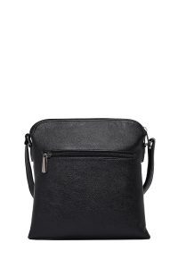 کیف کراس بادی زنانه مشکی بلند با جزئیات پاپیون دری مد