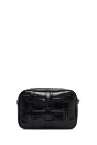 کیف کراس بادی زنانه مشکی بلند بافت دری مد