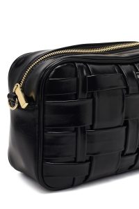 کیف کراس بادی زنانه مشکی بلند بافت دری مد