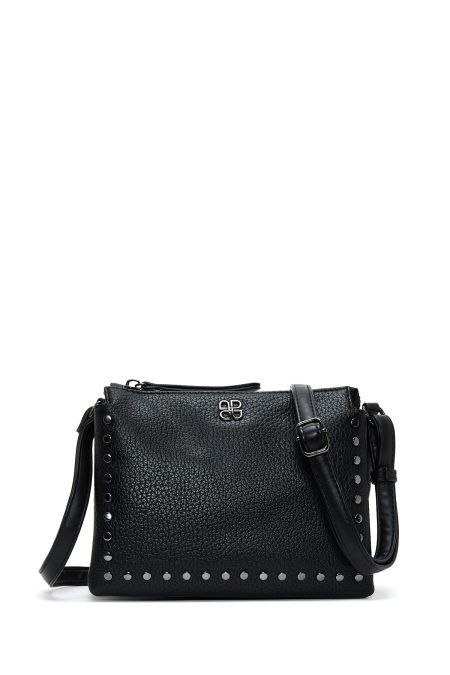 کیف کراس بادی زنانه مشکی بلند جزئیات فلزی دری مد