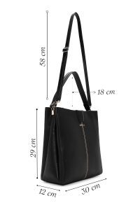 کیف کراس بادی زنانه مشکی بلند دری مد