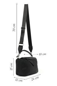 کیف کراس بادی زنانه مشکی بلند دری مد