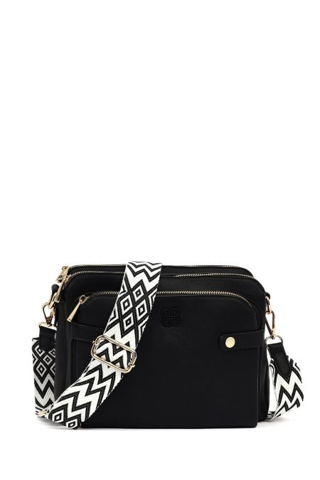 کیف کراس بادی زنانه مشکی بلند دری مد