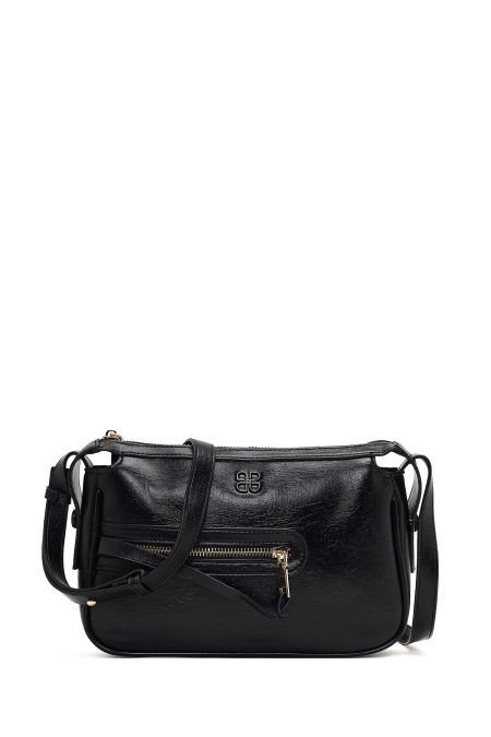 کیف کراس بادی زنانه مشکی بلند دری مد