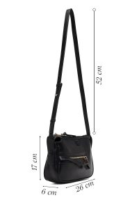 کیف کراس بادی زنانه مشکی بلند دری مد