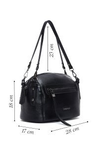 کیف کراس بادی زنانه مشکی بلند دری مد