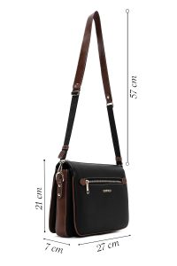 کیف کراس بادی زنانه مشکی بلند دری مد